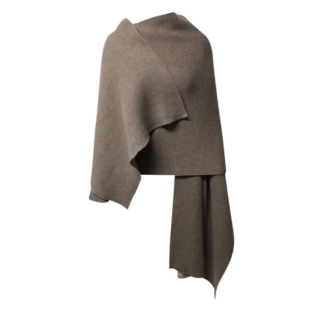 Agnona Wrap Sweater in Grey Cashmere